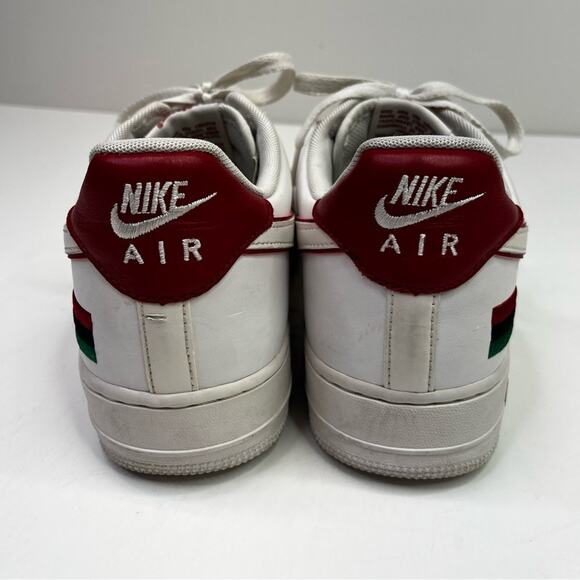 Nike Air Force 1 Retro BHM QS Leather sneakers white red - 11 - Picture 9 of 11